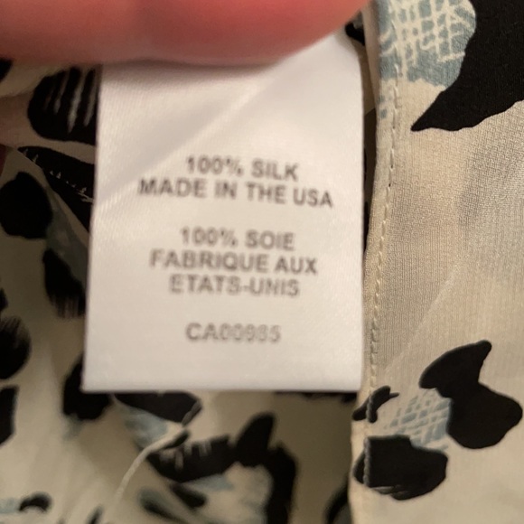 Nanette Lepore leopard print silk wrap top - Picture 8 of 11